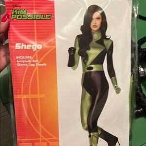 Disney Kim Possible Shego Costume - Black and Green